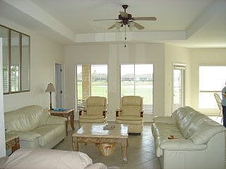 great room in the al tile home