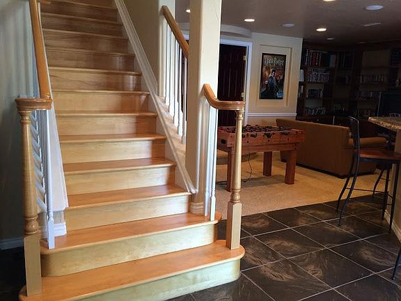 Finished lower level