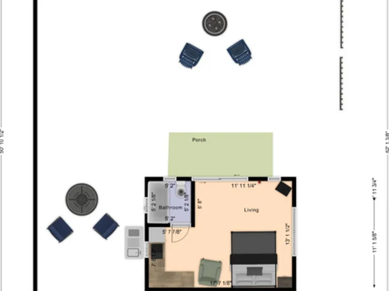 Blueprint of full layout. Private yard and hiking in the back private 8 acres of forest