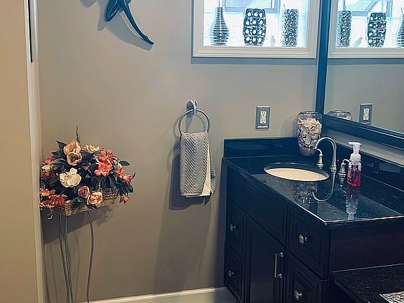 Newly renovated master bath