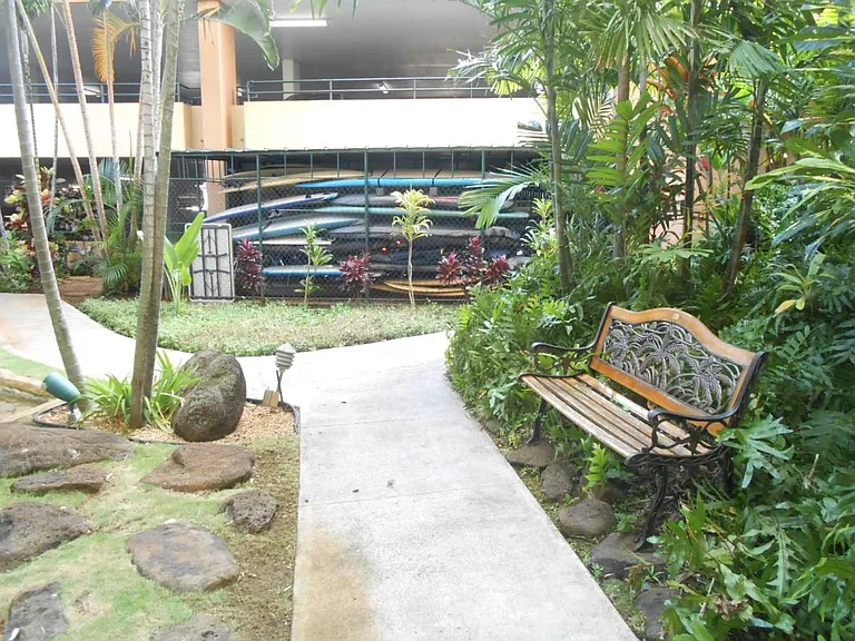 Entrance to pond