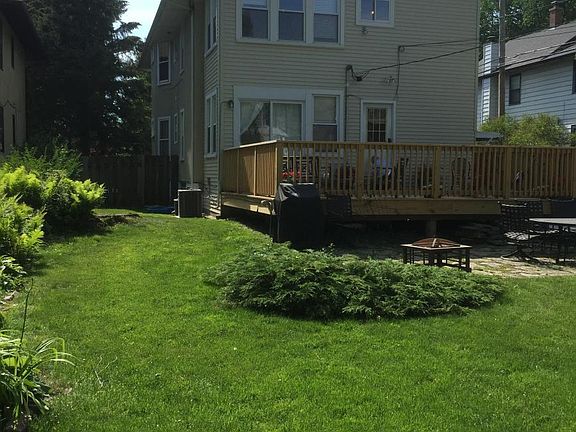 Large yard and deck