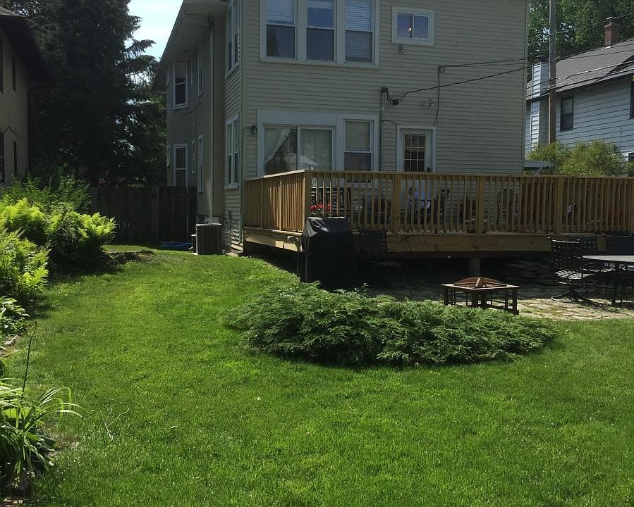 Large yard and deck