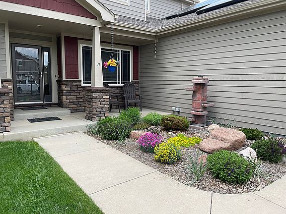 front door rock garden