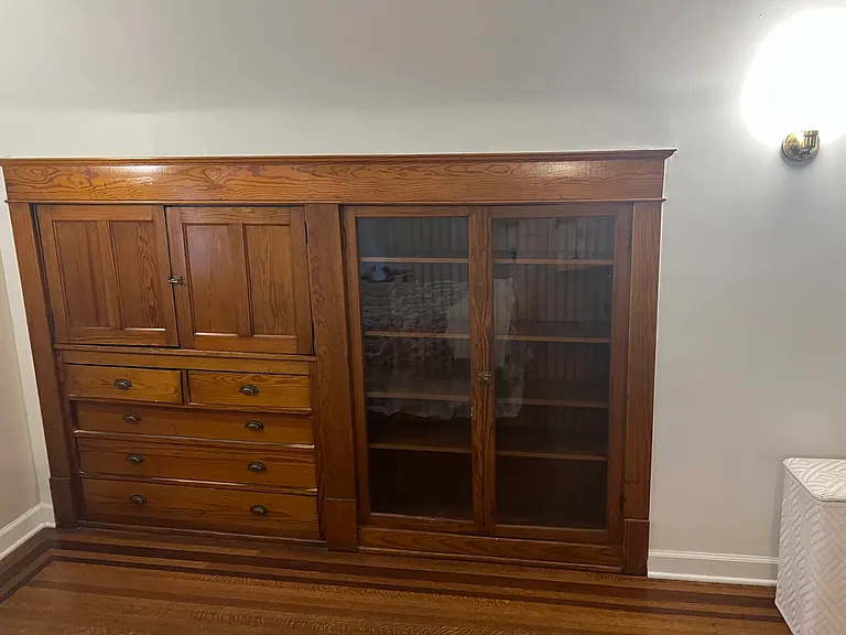 Buiit in Cabinet in Main bedroom on West Wall.