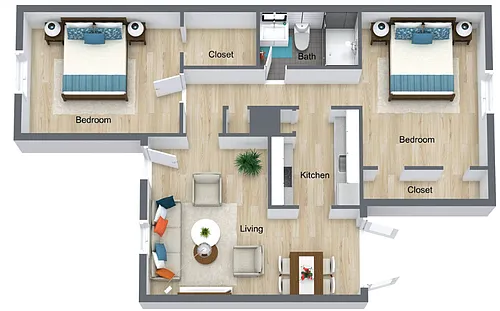 Floor plan B