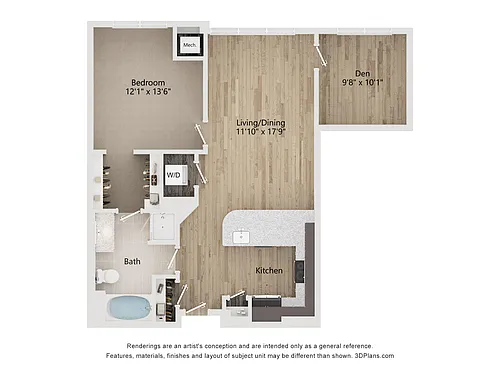 Floor plan A6D-1