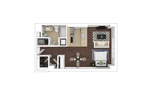 Floor plan S2 - Renovated