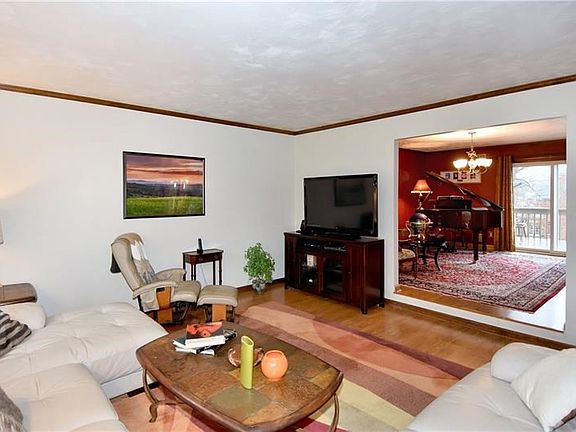 Living room opens to dining room.