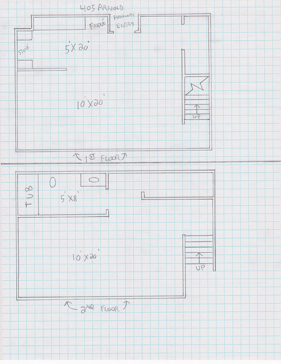 Floor plan Van Deusen