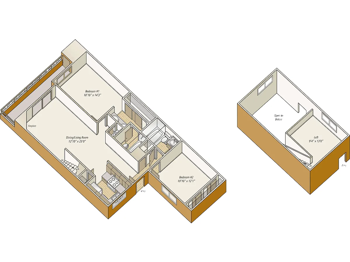 Floor plan B3LR