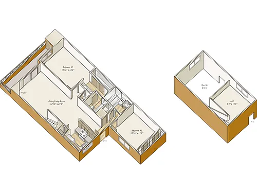 Floor plan B3LR