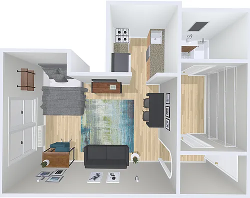 Floor plan studio 15