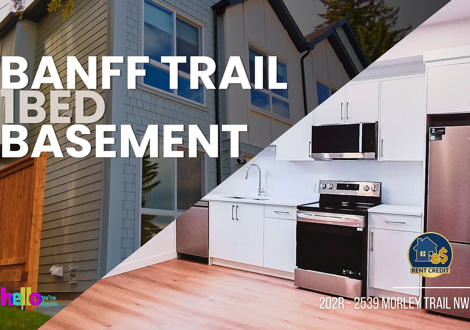 2539 Morley Trail NW (8-plex), Calgary - Unit 202R — Photo 1