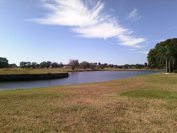 Inactive golf course, and pond, just across Locksley Street.