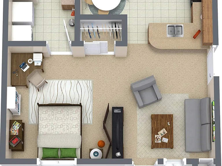 Studio Floor Plan
