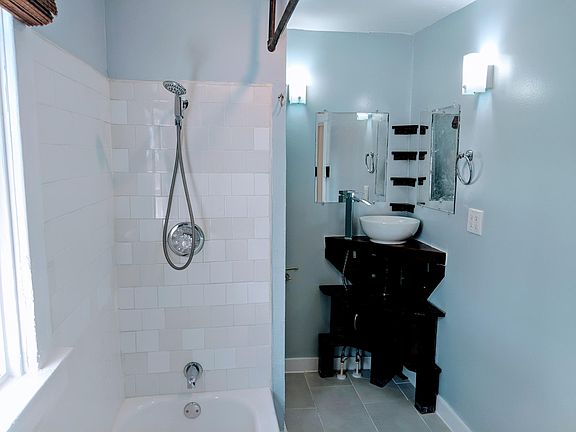 Bathroom completely remodeled in 2018.