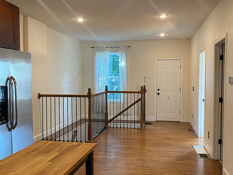 upstairs - entry & kitchen