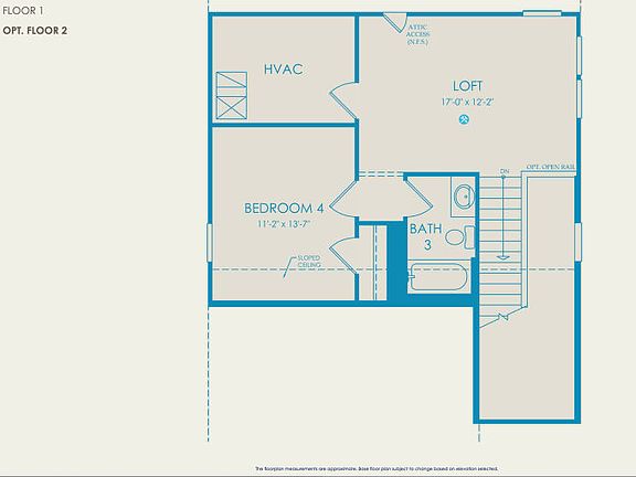 Hallmark Floor Plan, Quick Move-In Home, Floor 2