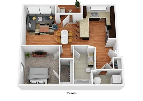 Floor plan The Alms I / The Alms II