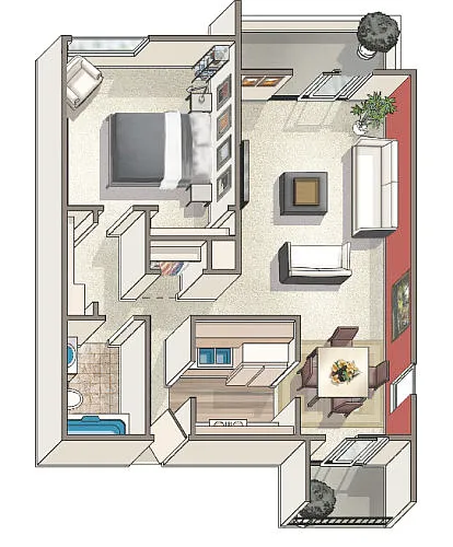 Floor plan Hampton
