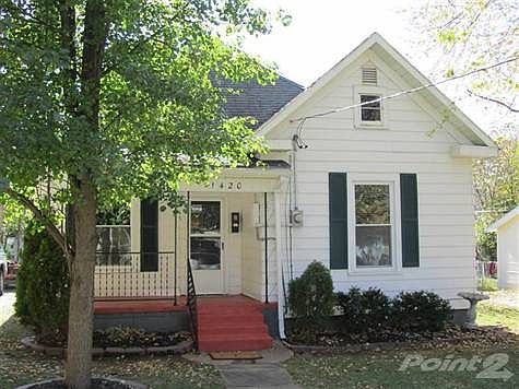 Front view of home; permanent sided exterior, soffits ans fascia.