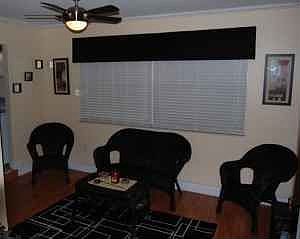 Florida room, fresh paint throughout