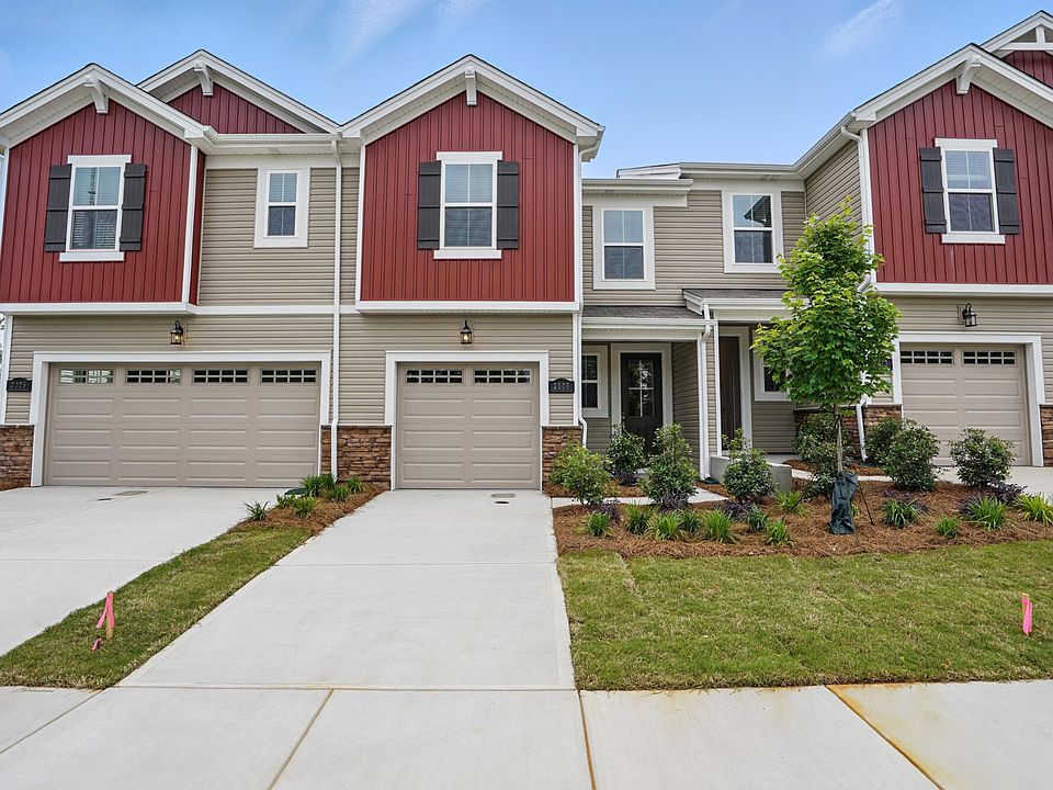 Front exterior with 1-car garage