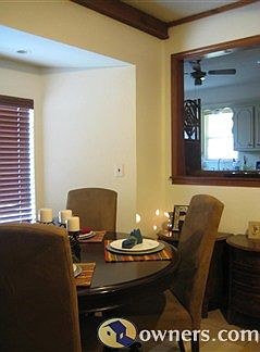 View of Kitchen from Den Window