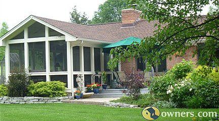 screened porch and deck