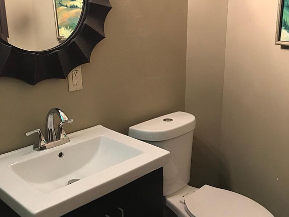 .5 bath with new sink/vanity and new toilet