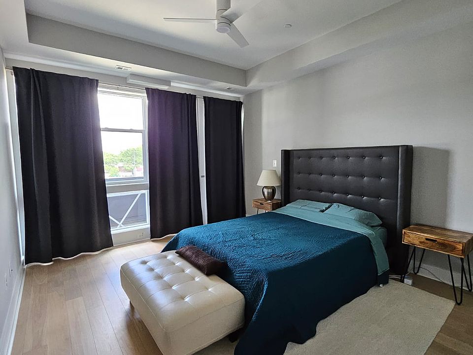Master bedroom (14' by 12') fully furnished. Large walk-in closet.