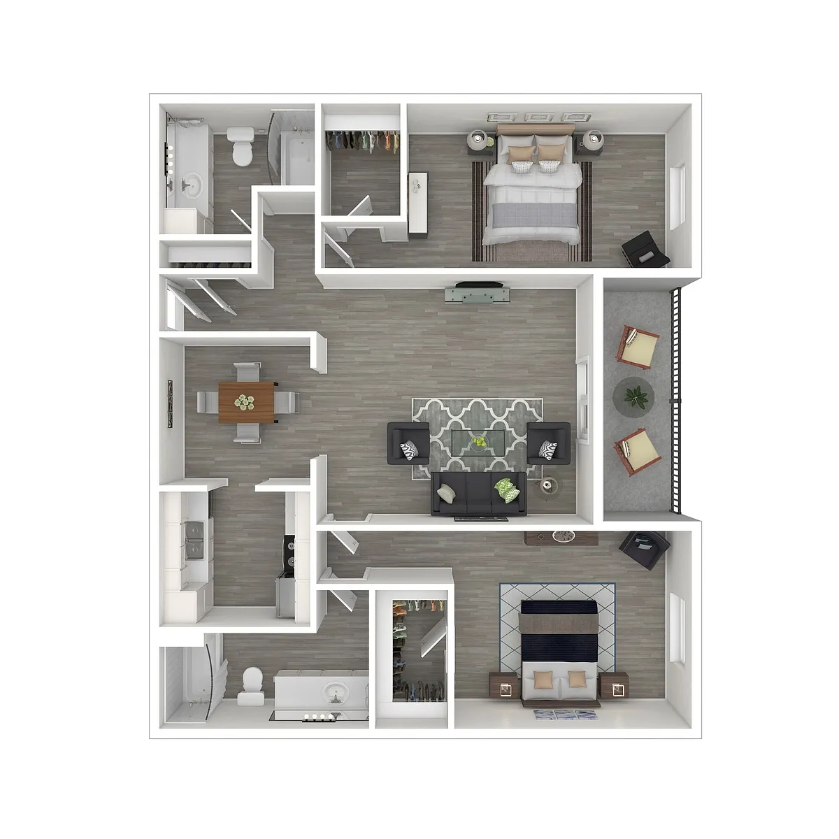 Floor plan 2x2E