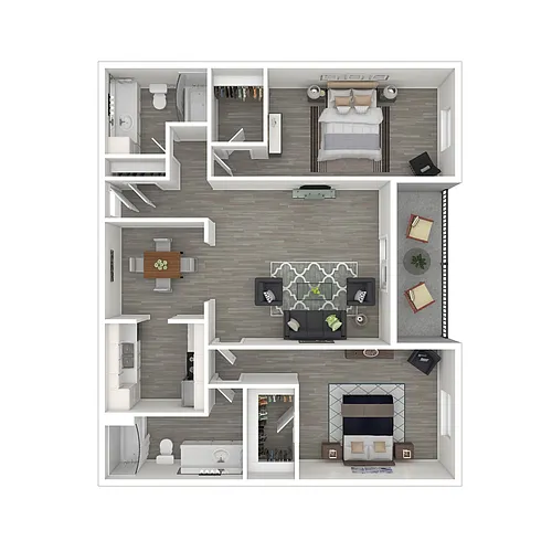 Floor plan 2x2E