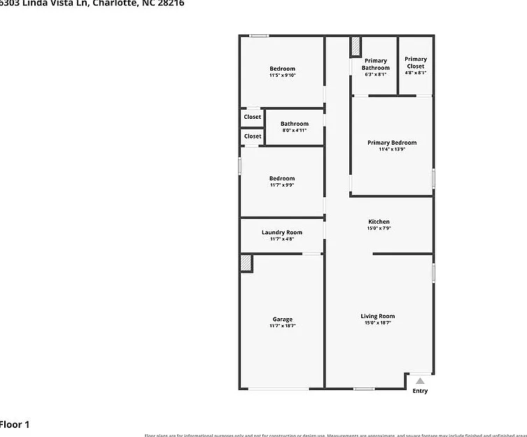 3 bed, 2.0 bath, 1115 sqft, $1,740 — Photo 2