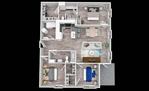 Floor plan 3 Bedroom