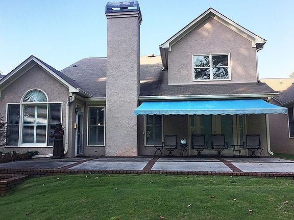 Electric awning for patio