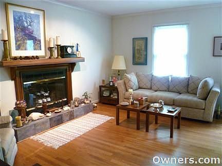 Living Room with Fireplace