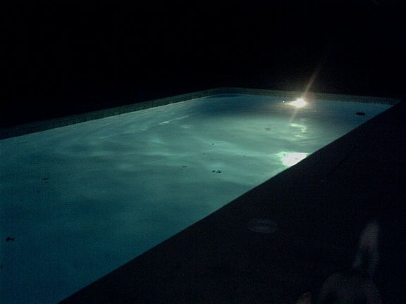 17x34x8 pool at night