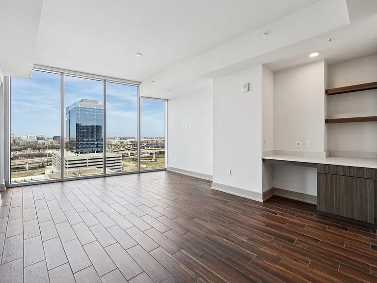 Living Rooms with Built-in Desks