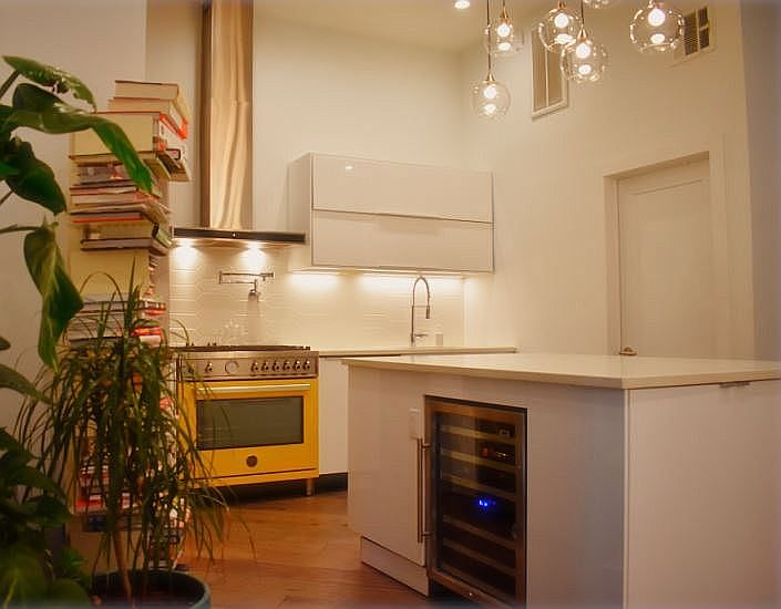 kitchen after gut reno