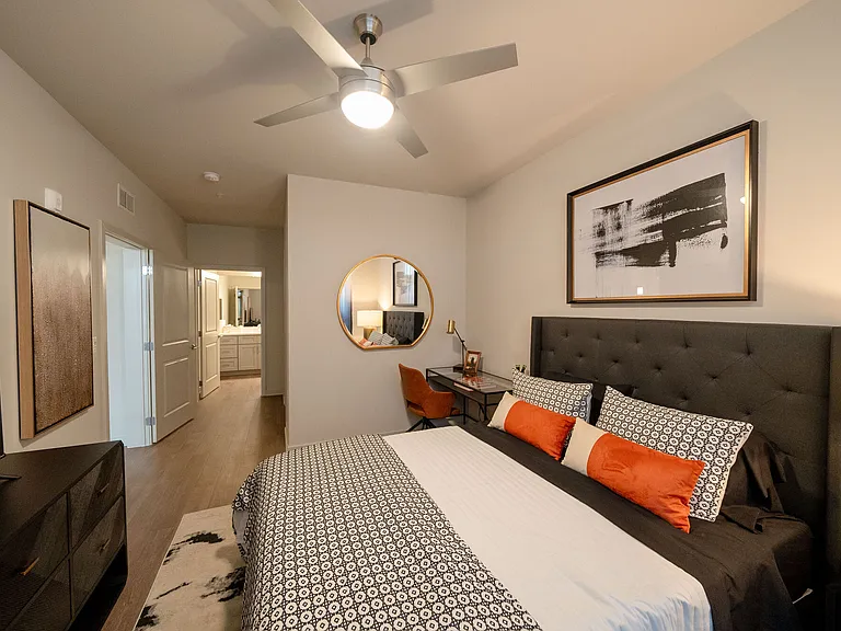 Primary Bedroom with En Suite (Model 2BD/2BA Apt)