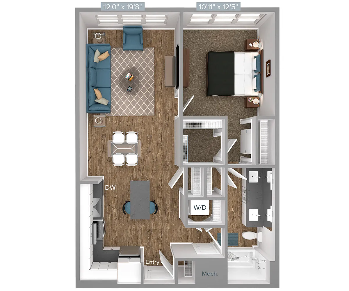 Floor plan A3-D2-747