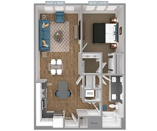 Floor plan A3-D2-747