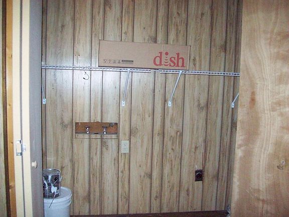 View of laundry closet - washer/dryer hook-ups