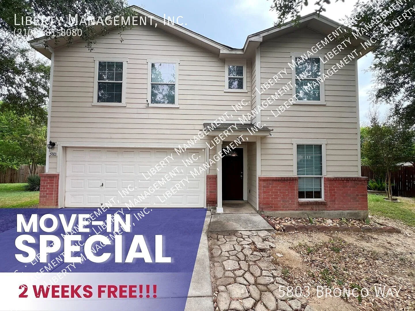 4 Bed, 2.5 Bath Home on a Cul-de-sac and Greenbelt — Photo 1