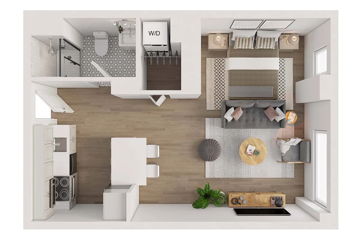 Floor plan Convertible Park/Lake View