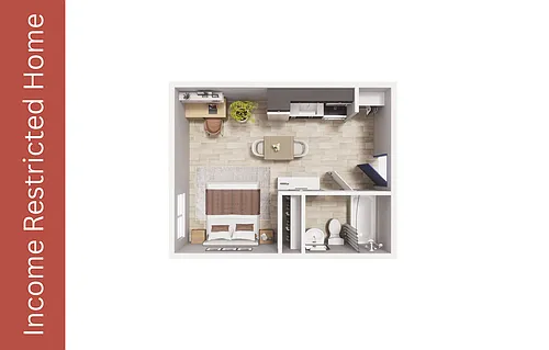 Floor plan Studio - S2 - MFTE - Maude