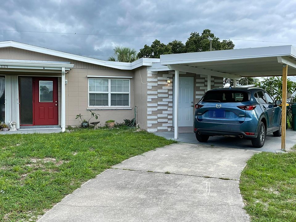 Front with carport
