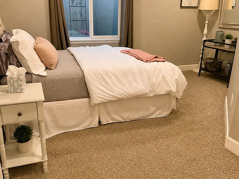 fourth bedroom on the lower level with walk in closet